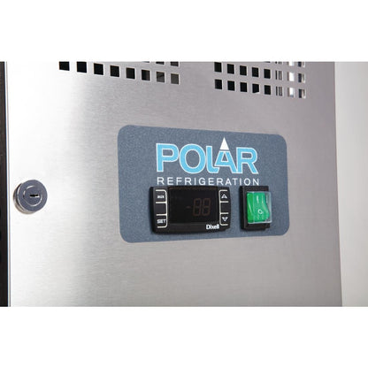 Polar U-Series Double Door Counter Fridge - 282Ltr • PAS-UA047-A