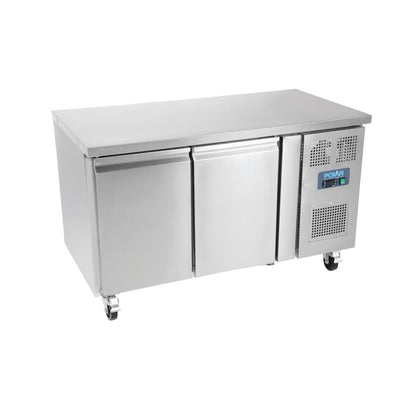 Polar U-Series Double Door Counter Fridge - 282Ltr • PAS-UA047-A