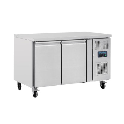 Polar U-Series Double Door Counter Fridge - 282Ltr • PAS-UA047-A
