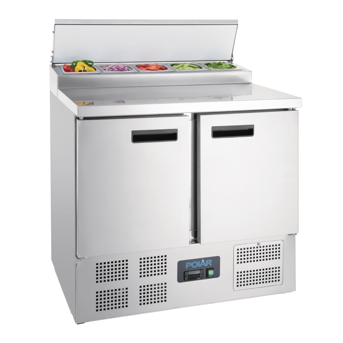 Polar G-Series Pizza Prep Counter Fridge 254Ltr • PAS-G604-A