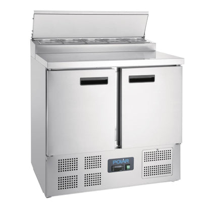 Polar G-Series Pizza Prep Counter Fridge 254Ltr • PAS-G604-A