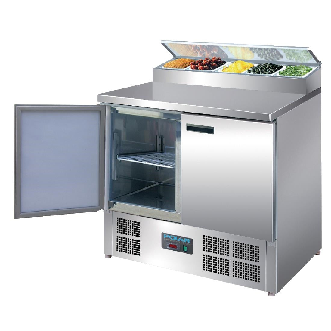 Polar G-Series Pizza Prep Counter Fridge 254Ltr • PAS-G604-A