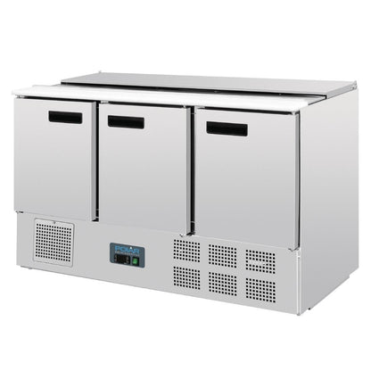 Polar G-Series Saladette Counter Fridge 368Ltr • PAS-G607-A