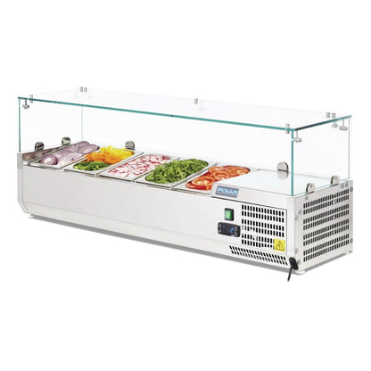 Polar G-Series Countertop Prep Fridge 5x 1/4GN • PAS-G608-A