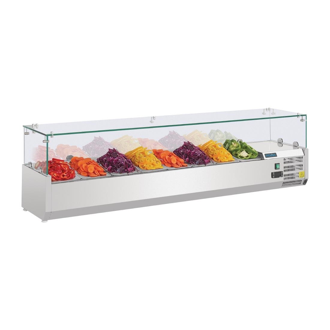 Polar G-Series Countertop Prep Fridge 8x 1/4GN • PAS-G610-A