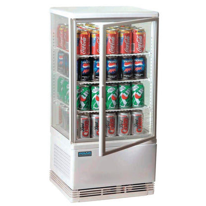 Polar C-Series Display Fridge White 68Ltr • PAS-G619-A