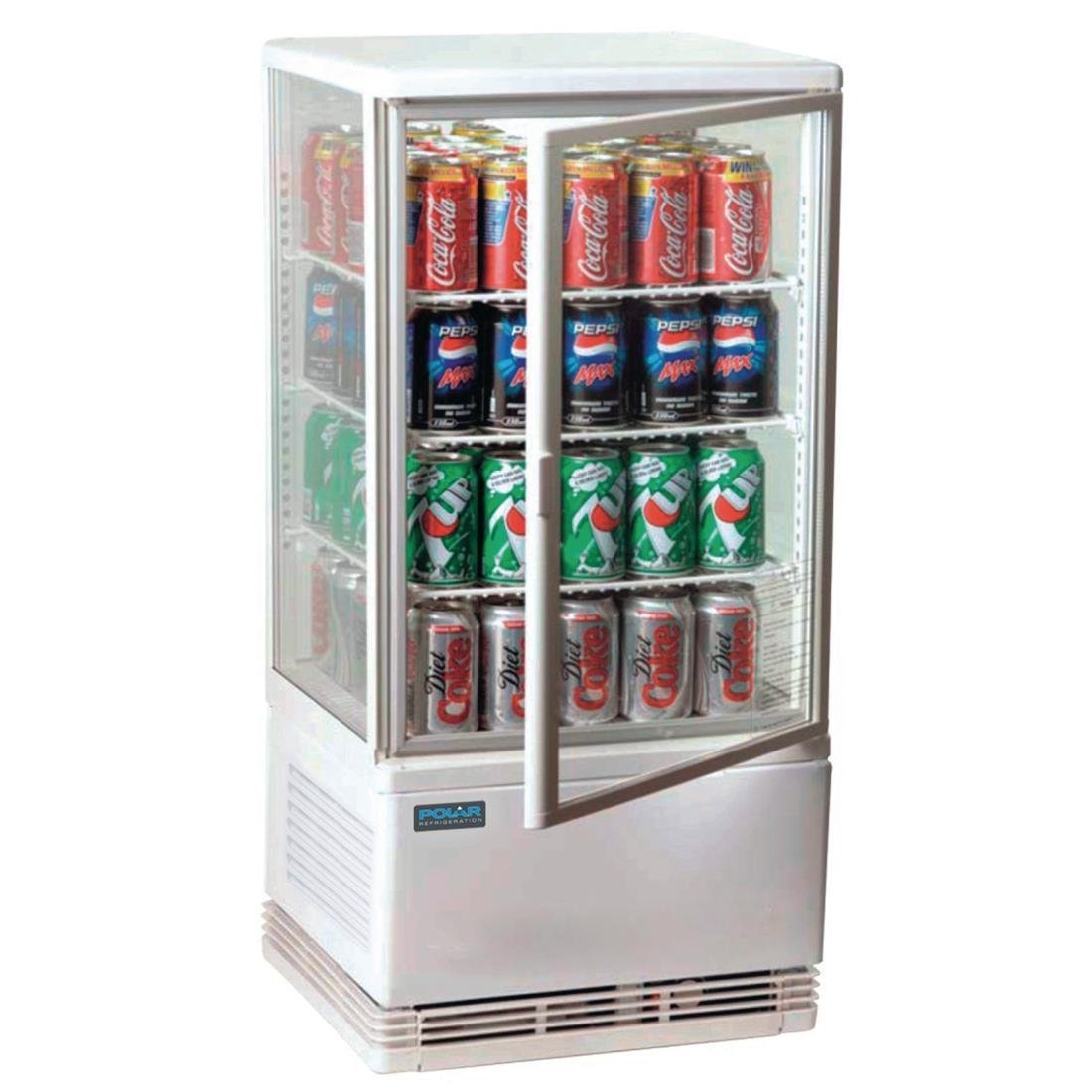 Polar C-Series Energy Efficient Display Fridge White 68Ltr • PAS-CX578-A