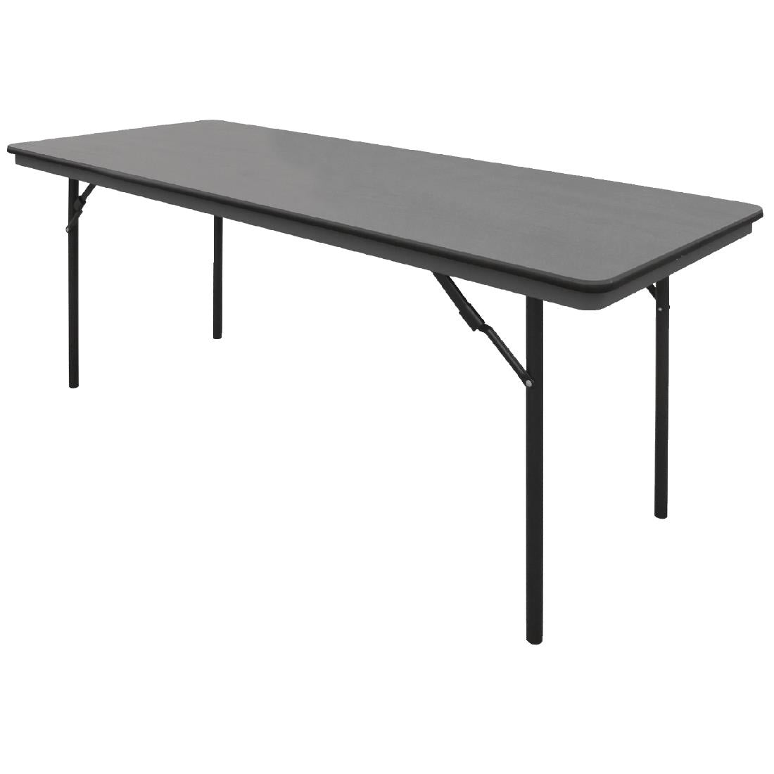 Bolero ABS Folding Banquet Rectangular Table 6ft Grey • PAS-GC596