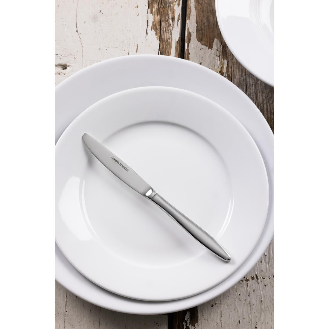 Olympia Saphir Dessert Knife (12 Pack) (Pack of 12) • PAS-GC636