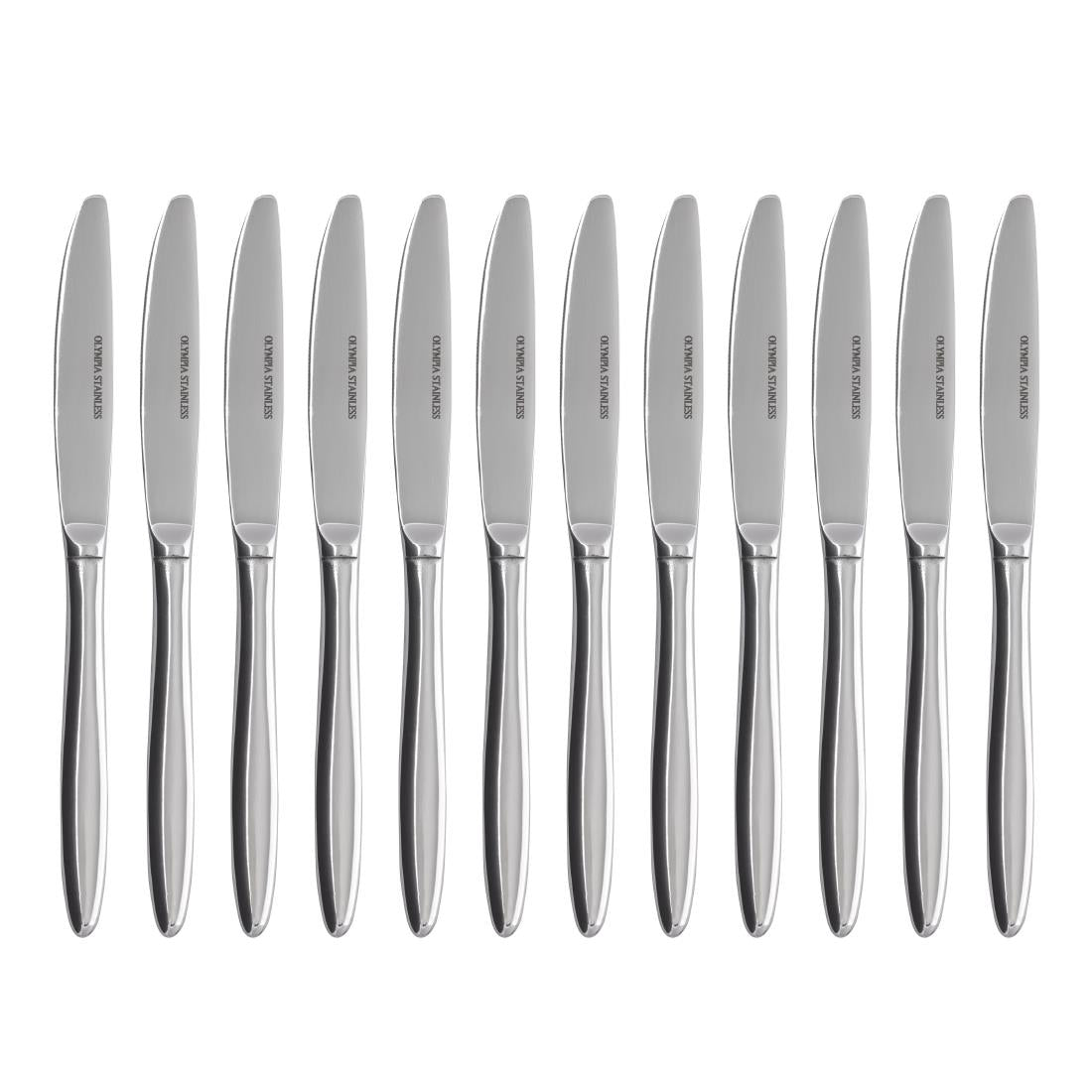 Olympia Saphir Dessert Knife (12 Pack) (Pack of 12) • PAS-GC636