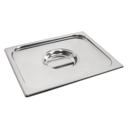 Vogue Stainless Steel Heavy Duty 1/2 Gastronorm Lid • PAS-GC973