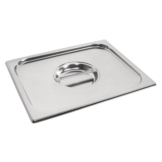 Vogue Stainless Steel Heavy Duty 1/2 Gastronorm Lid • PAS-GC973