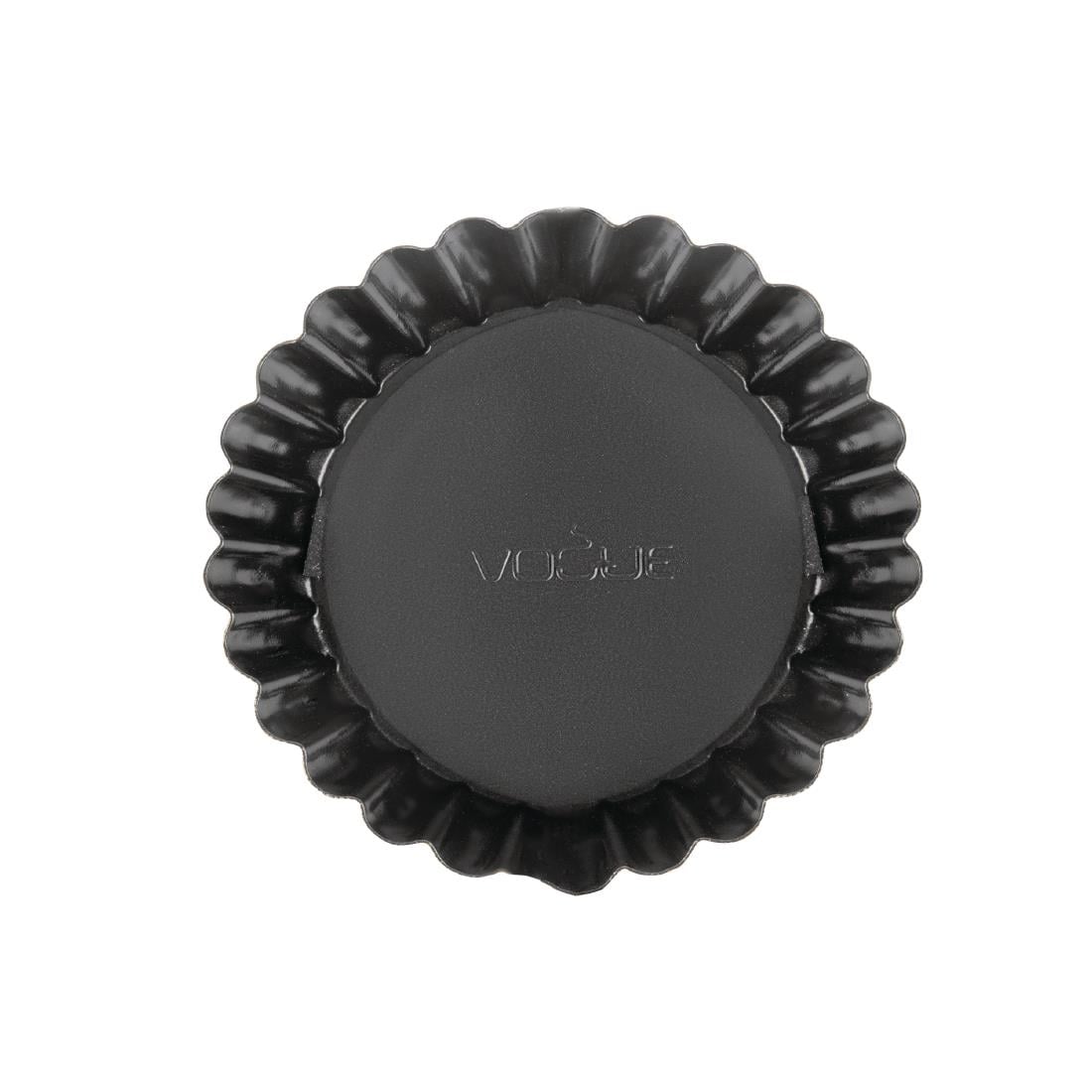 Vogue Non-Stick Deep Fluted Quiche Tin 31 x 100mm • PAS-GC988