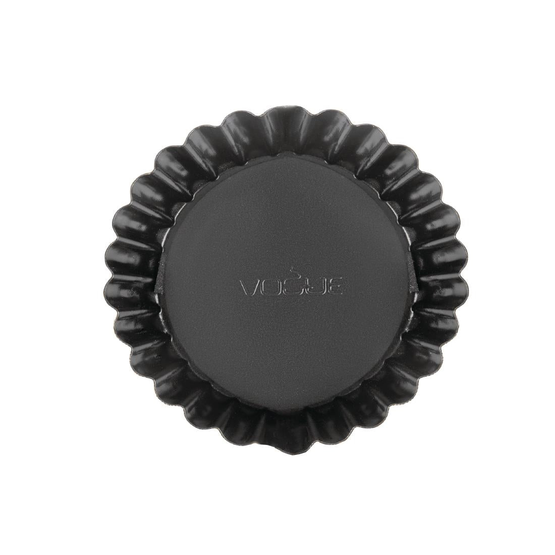 Vogue Non-Stick Deep Fluted Quiche Tin 55 x 250mm • PAS-GC989