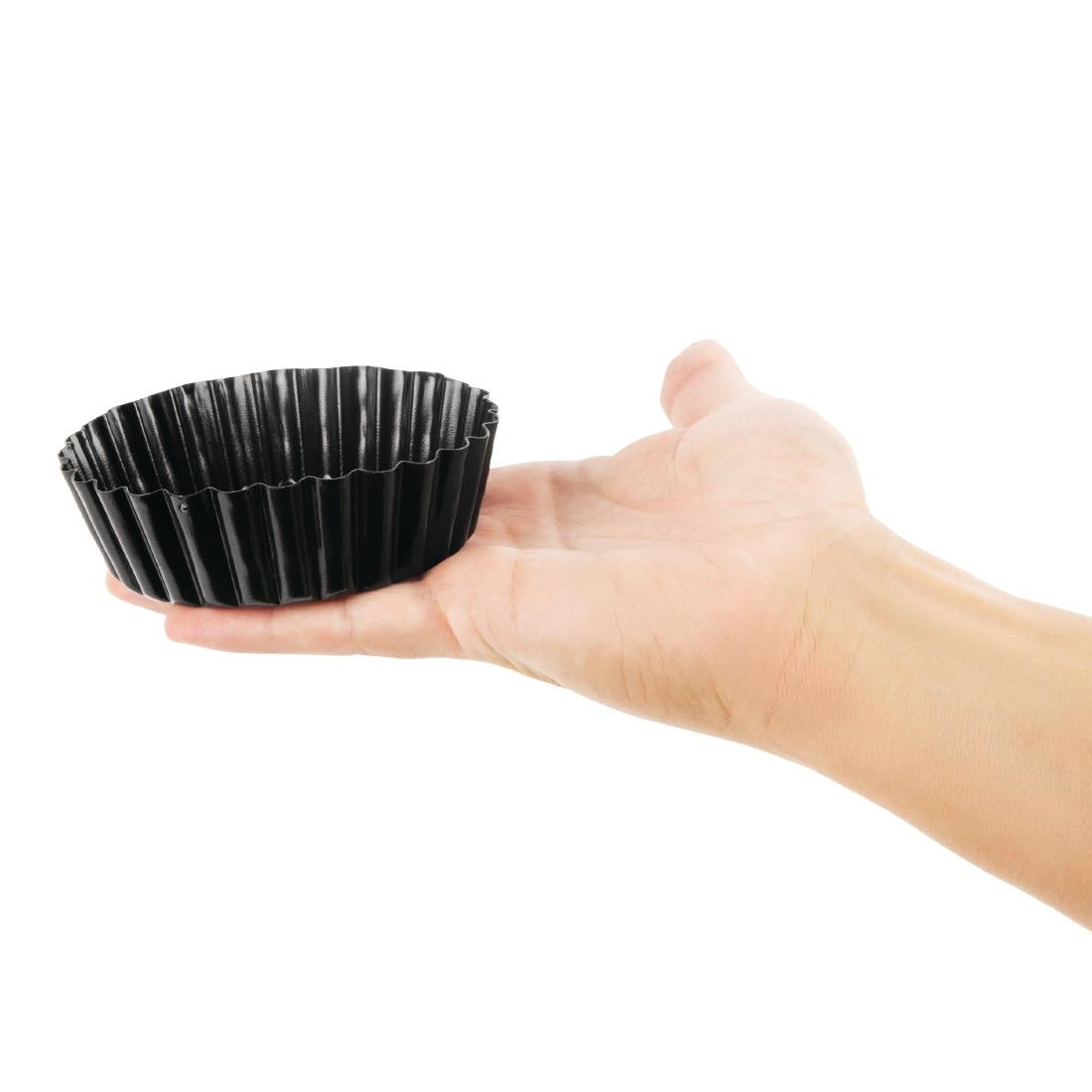 Vogue Non-Stick Deep Fluted Quiche Tin 31 x 100mm • PAS-GC988