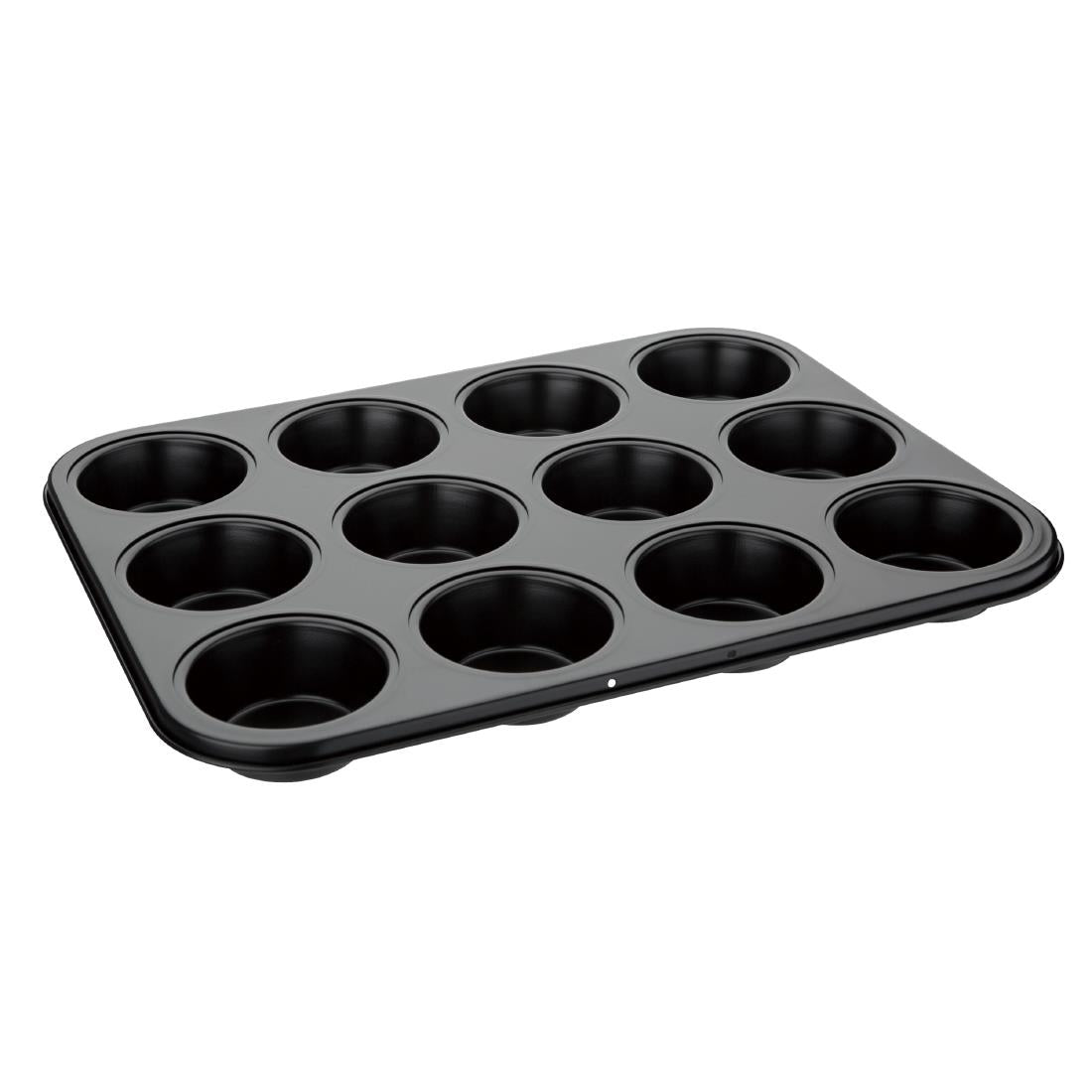 Vogue Carbon Steel Non-Stick Muffin Tray 12 Cup • PAS-GD011