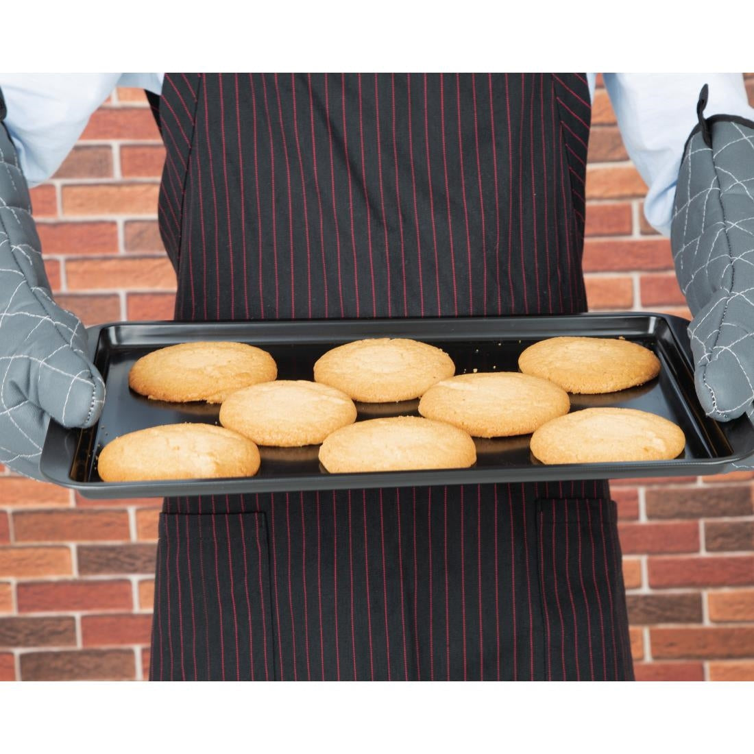 Vogue Non-Stick Baking Tray Medium • PAS-GD015