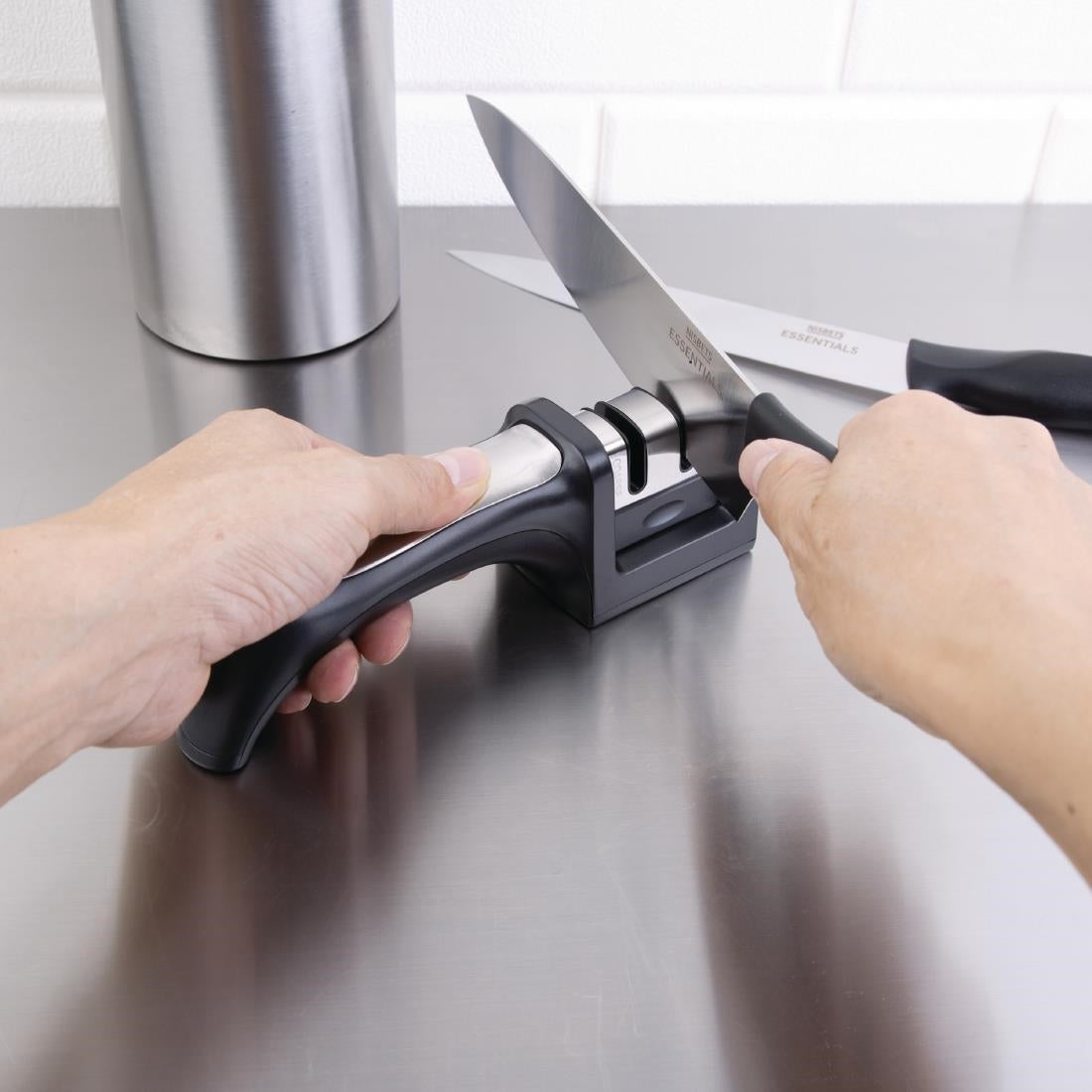 Vogue Two Stage Manual Knife Sharpener • PAS-GD035