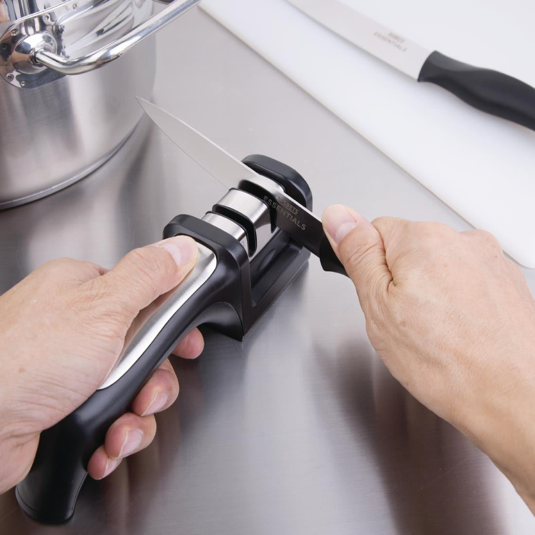 Vogue Two Stage Manual Knife Sharpener • PAS-GD035