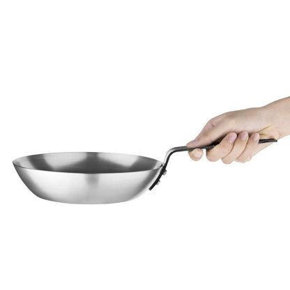 Vogue Carbon Steel Frying Pan 200mm • PAS-GD063