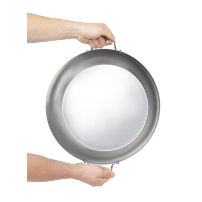 Vogue Carbon Steel Paella Pan 400mm • PAS-GD074