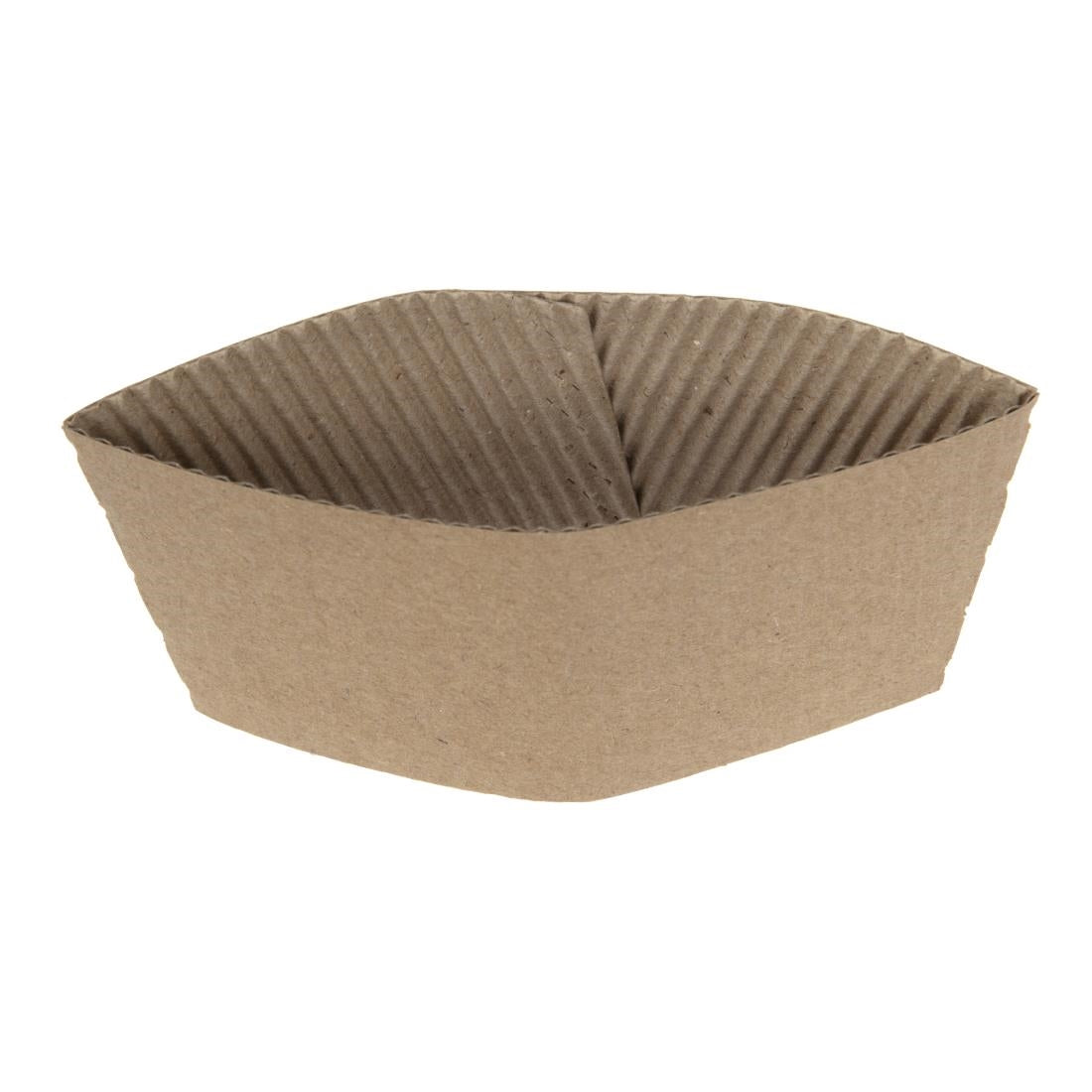 Fiesta Recyclable Corrugated Cup Sleeves for 225ml Cup (1000 Pack) (Pack quantity: 1000) • PAS-GD328