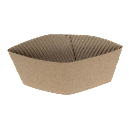 Fiesta Recyclable Corrugated Cup Sleeves for 225ml Cup (1000 Pack) (Pack quantity: 1000) • PAS-GD328