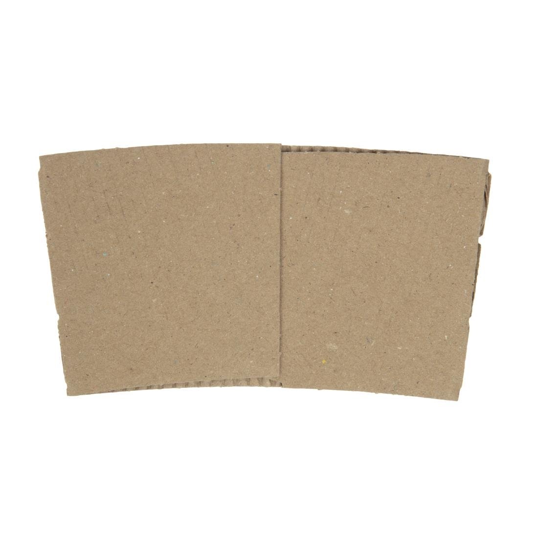 Fiesta Compostable Corrugated Cup Sleeves for 350ml/455ml Cups (Pack of 1000) • PAS-GD329