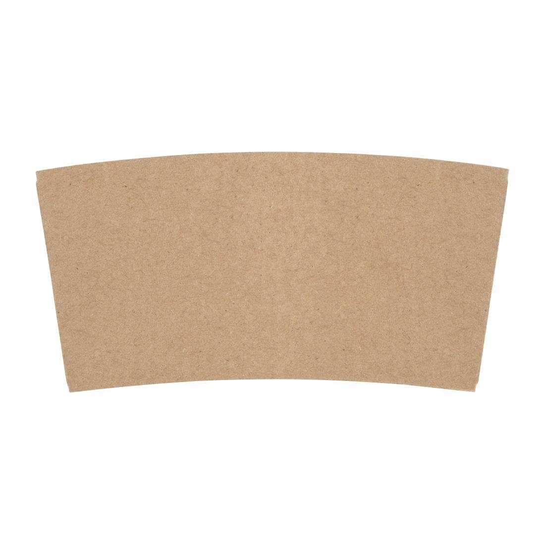 Fiesta Compostable Corrugated Cup Sleeves for 350ml/455ml Cups (Pack of 1000) • PAS-GD329