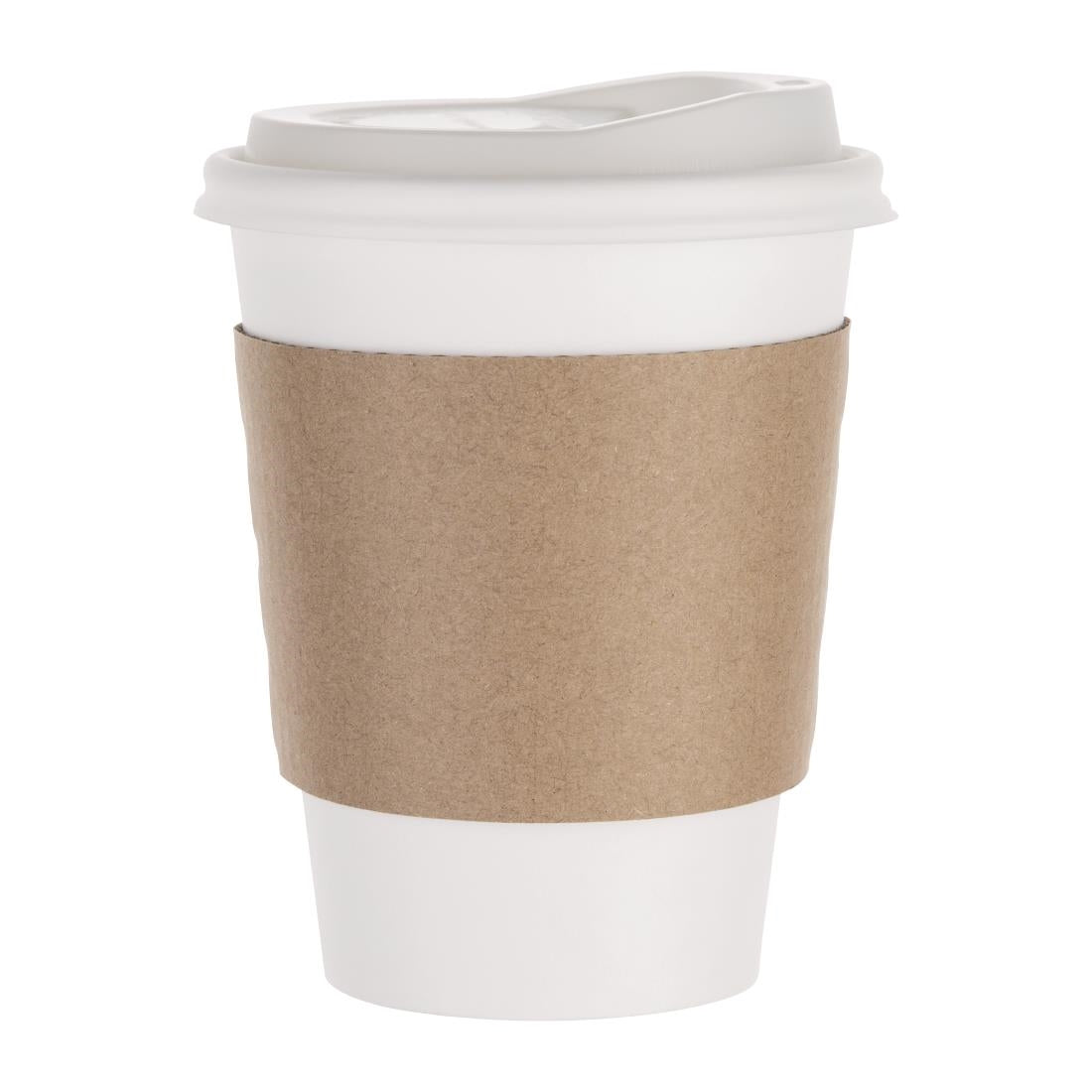 Fiesta Compostable Corrugated Cup Sleeves for 350ml/455ml Cups (Pack of 1000) • PAS-GD329