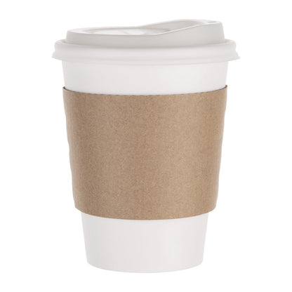 Fiesta Compostable Corrugated Cup Sleeves for 350ml/455ml Cups (Pack of 1000) • PAS-GD329