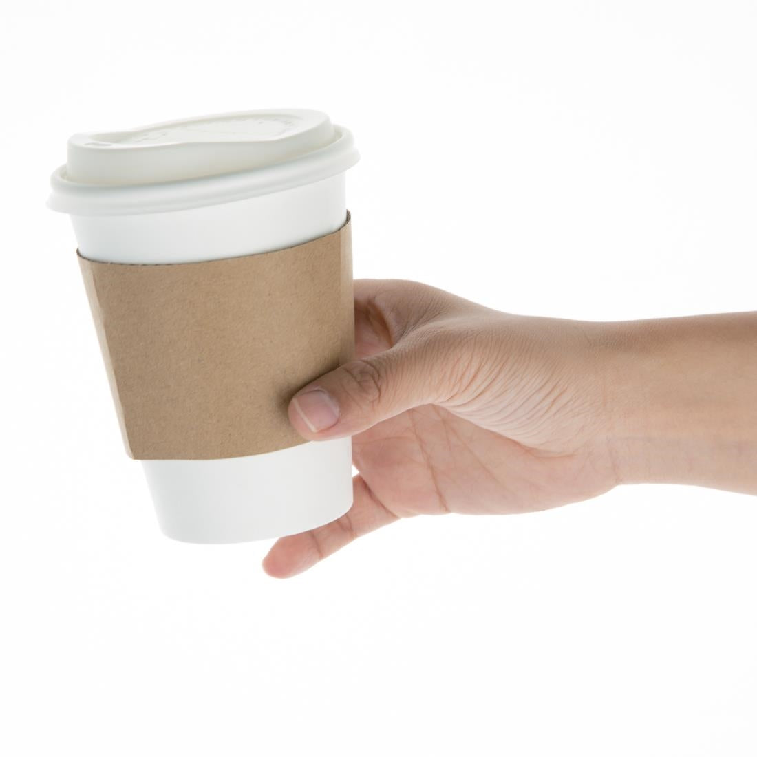 Fiesta Compostable Corrugated Cup Sleeves for 350ml/455ml Cups (Pack of 1000) • PAS-GD329