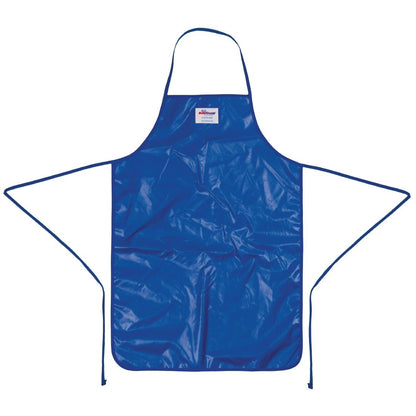 Burnguard Nylon QuicKlean Bib Apron Blue • PAS-GD331