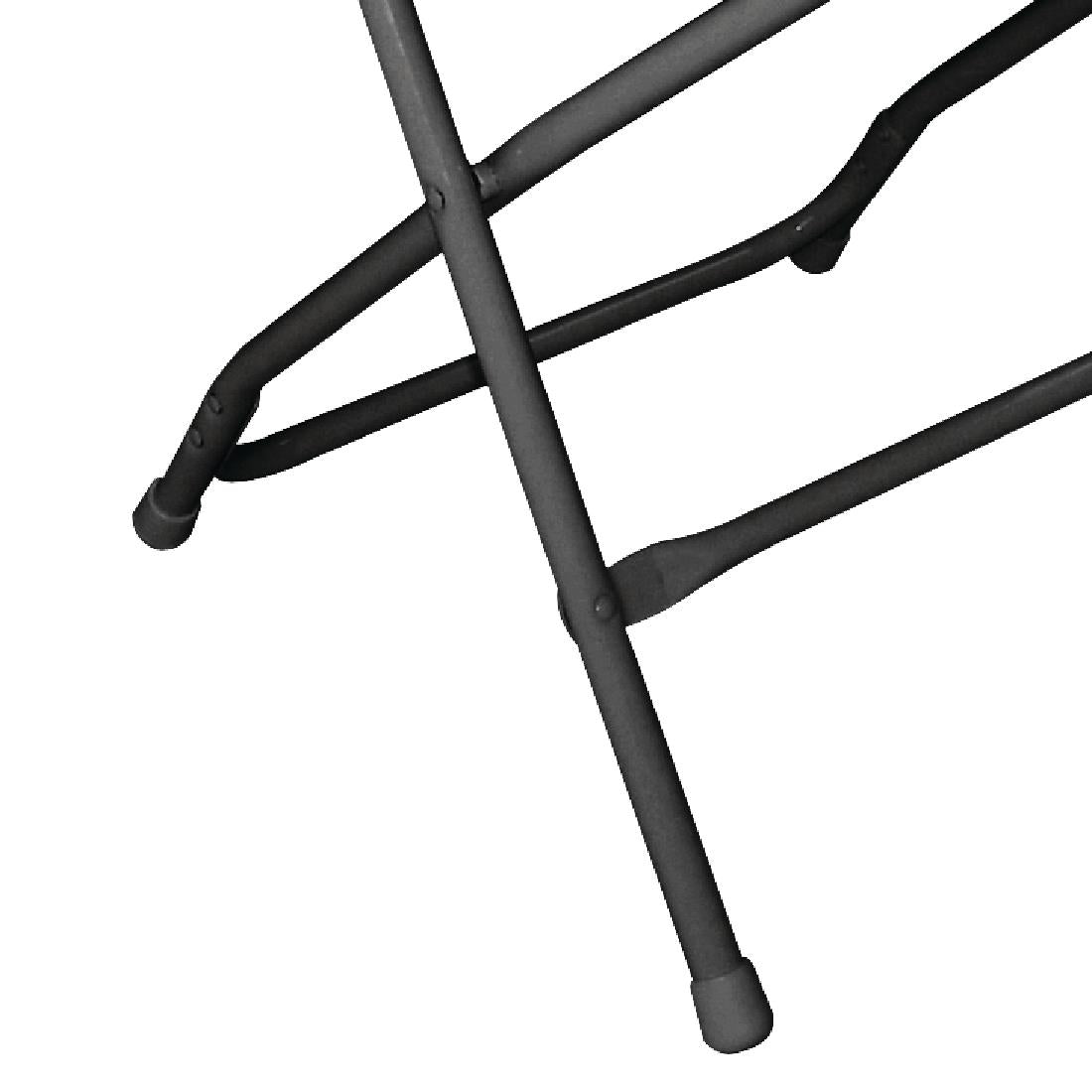 Bolero PP Folding Chairs Black (10 Pack) (Seat Height: 440mm | Pack Quantity: 10) • PAS-GD386
