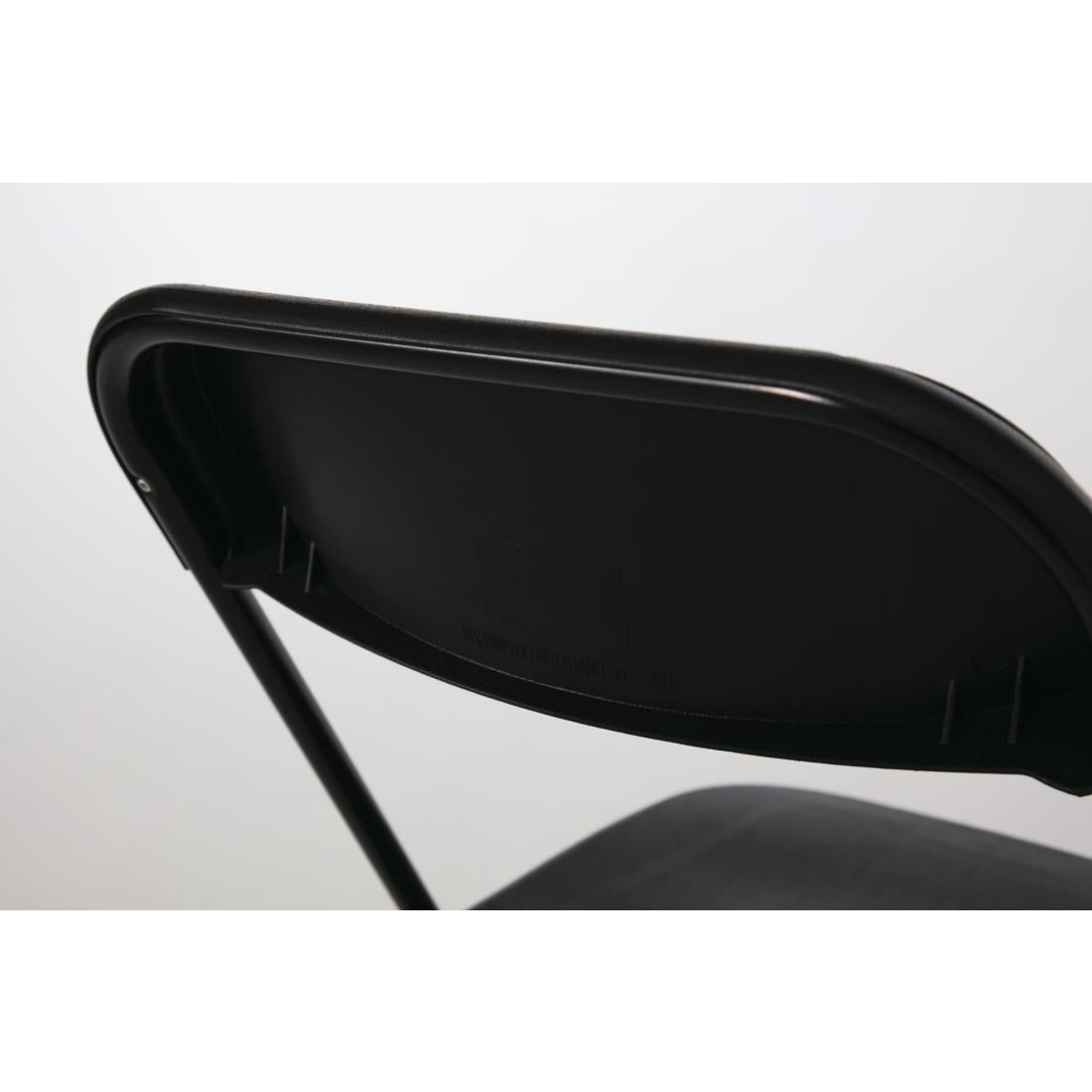 Bolero PP Folding Chairs Black (10 Pack) (Seat Height: 440mm | Pack Quantity: 10) • PAS-GD386