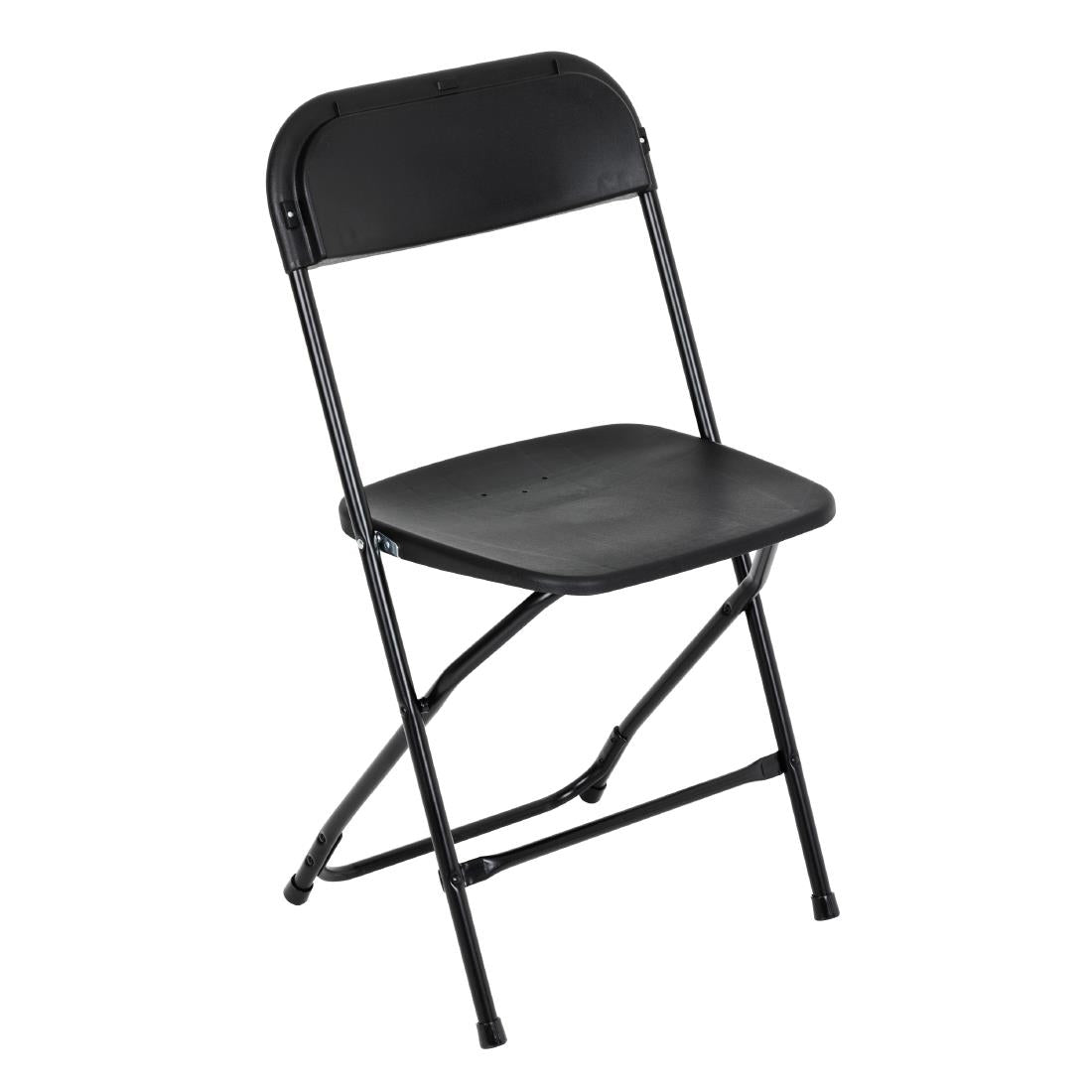 Bolero PP Folding Chairs Black (10 Pack) (Seat Height: 440mm | Pack Quantity: 10) • PAS-GD386