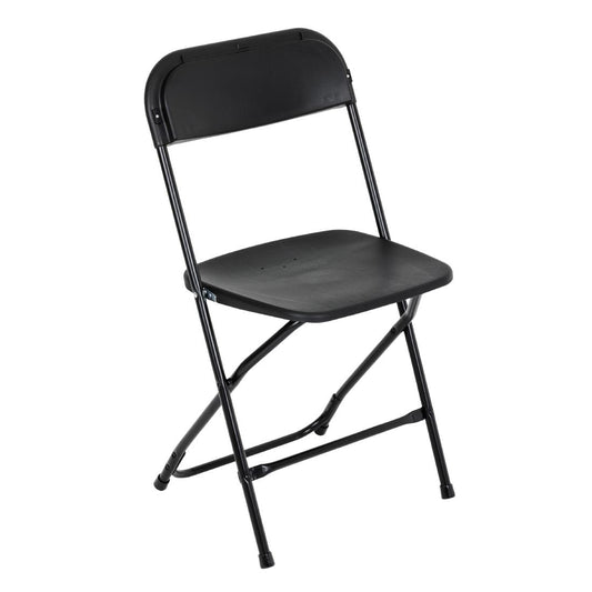 Bolero PP Folding Chairs Black (10 Pack) (Seat Height: 440mm | Pack Quantity: 10) • PAS-GD386