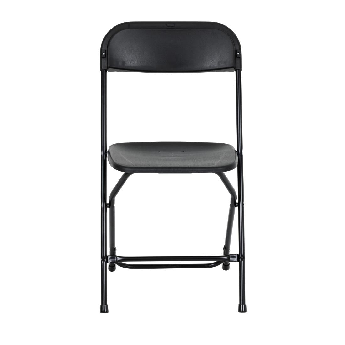 Bolero PP Folding Chairs Black (10 Pack) (Seat Height: 440mm | Pack Quantity: 10) • PAS-GD386