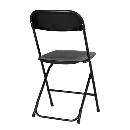 Bolero PP Folding Chairs Black (10 Pack) (Seat Height: 440mm | Pack Quantity: 10) • PAS-GD386