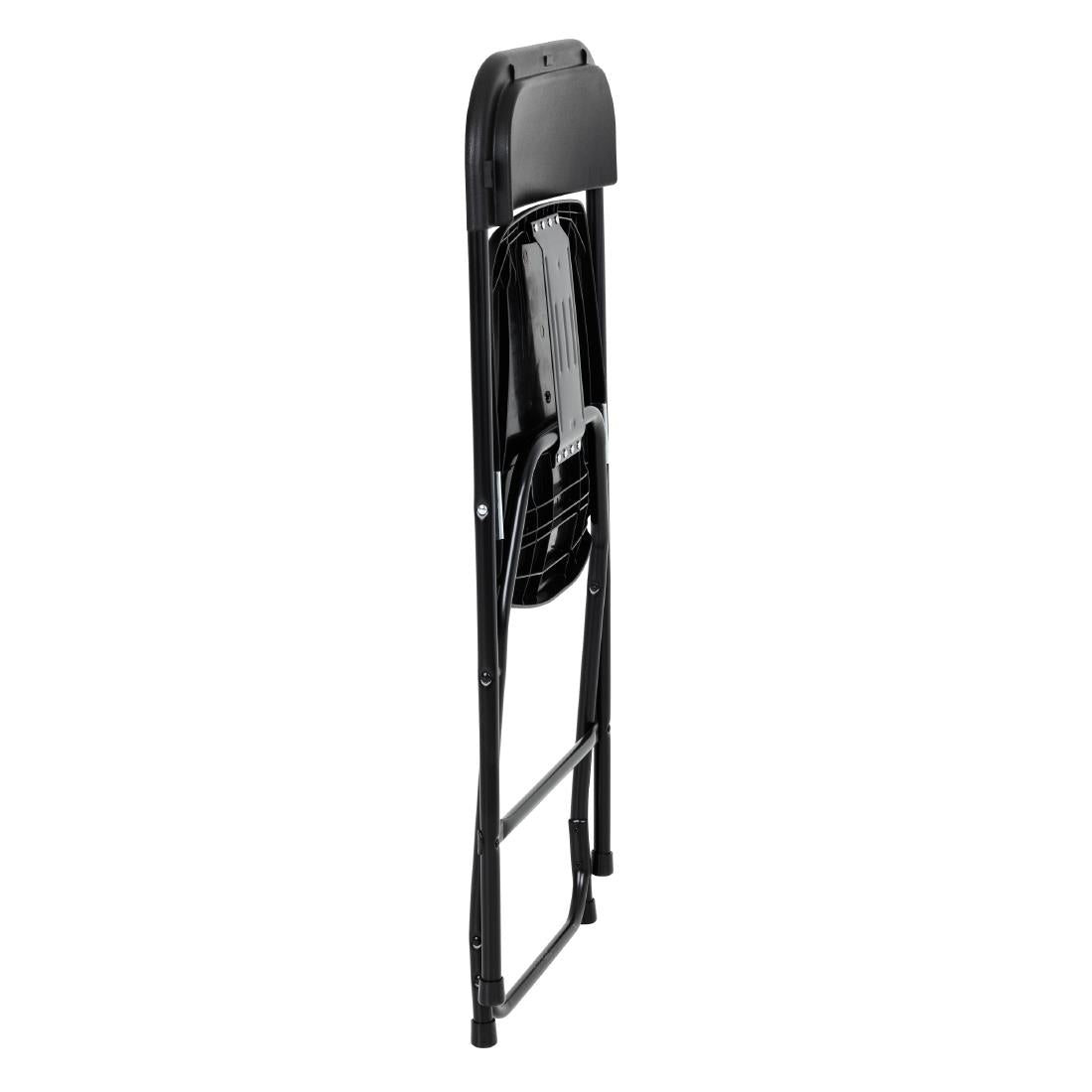 Bolero PP Folding Chairs Black (10 Pack) (Seat Height: 440mm | Pack Quantity: 10) • PAS-GD386