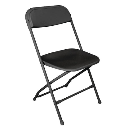 Bolero PP Folding Chairs Black (10 Pack) (Seat Height: 440mm | Pack Quantity: 10) • PAS-GD386
