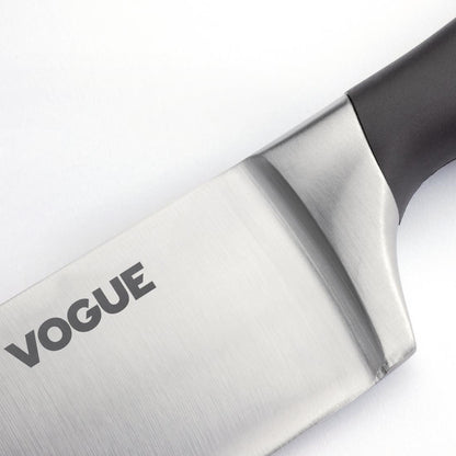 Vogue Soft Grip Chefs Knife Black 200mm • PAS-GD750