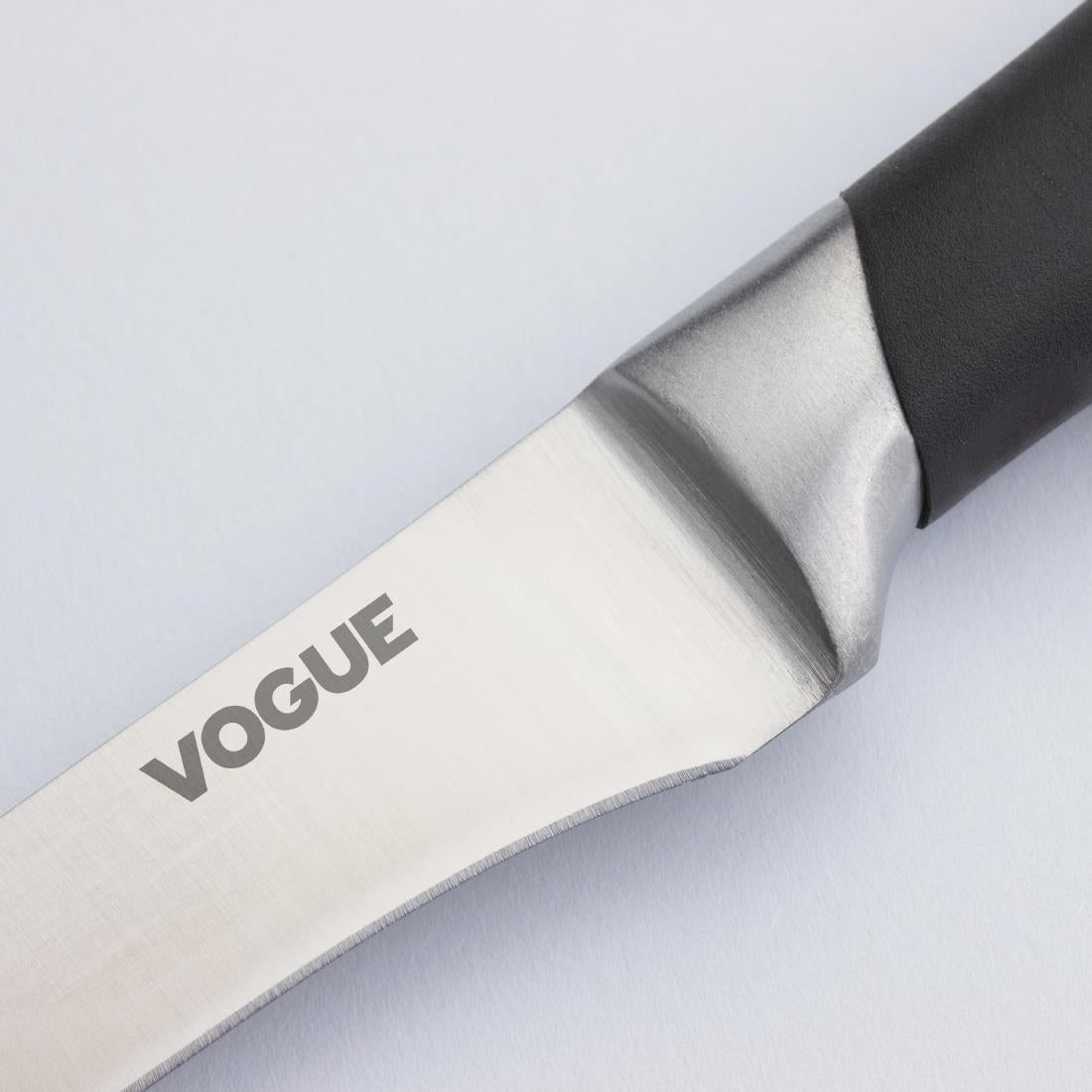 Vogue Soft Grip Boning Knife Black 128mm • PAS-GD754