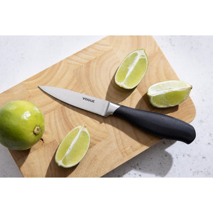 Vogue Soft Grip Paring Knife Black 85mm • PAS-GD756
