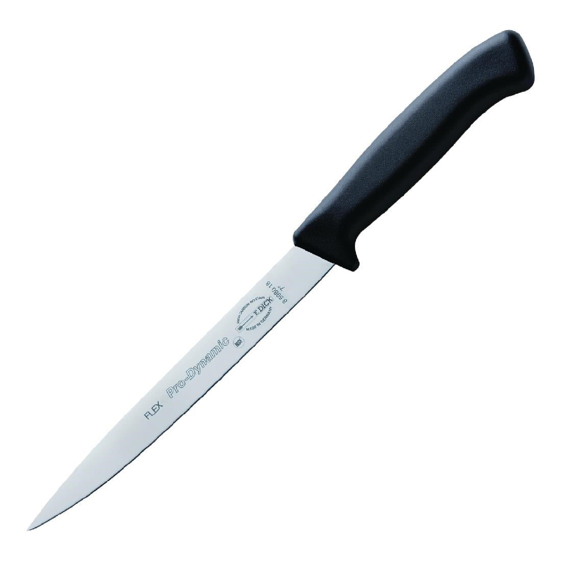 Dick Pro Dynamic Flexible Fillet Knife Black 178mm • PAS-GD777