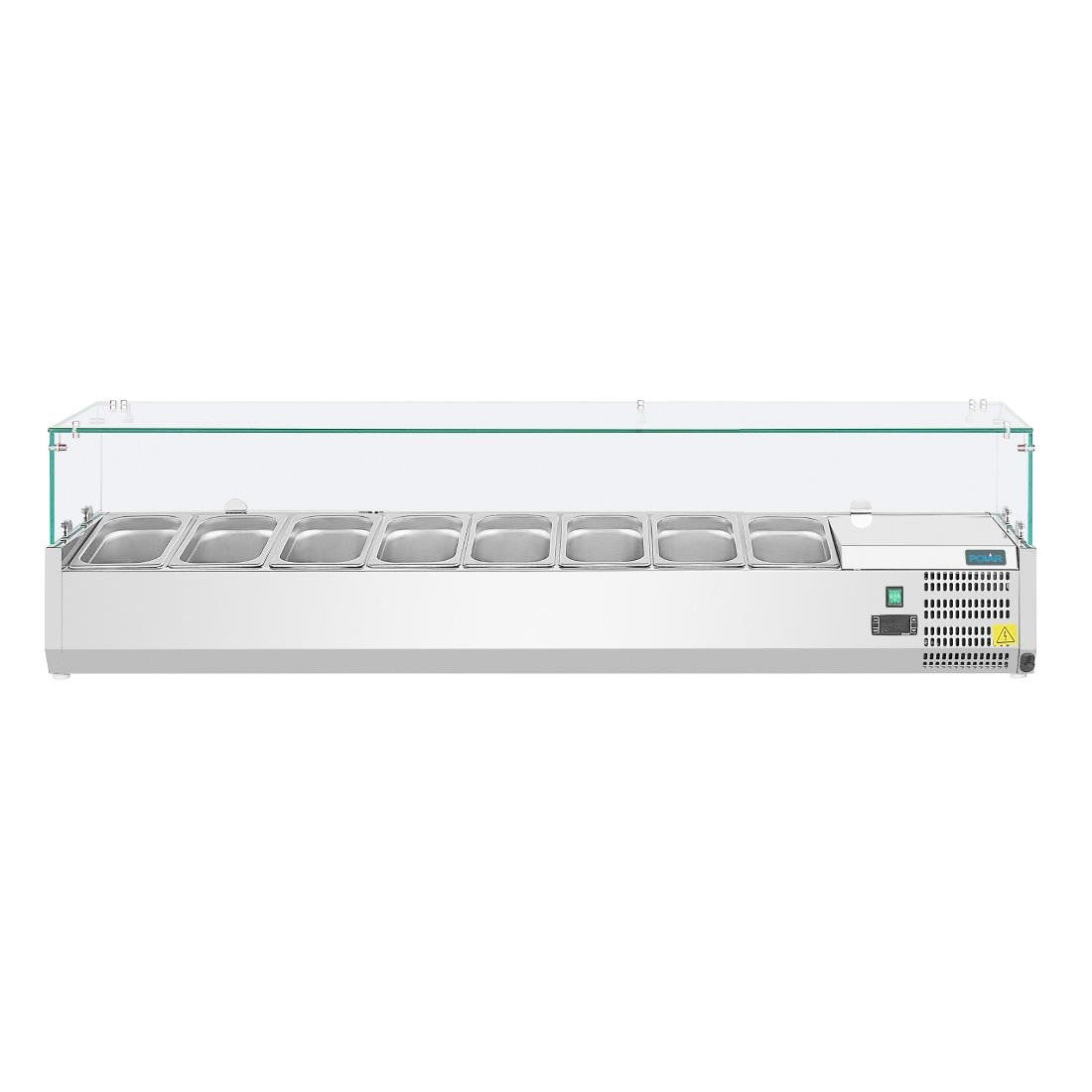 Polar G-Series Countertop Prep Fridge 8x 1/3GN • PAS-GD877-A