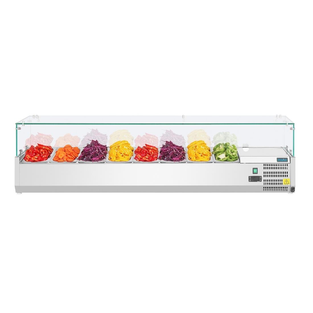 Polar G-Series Countertop Prep Fridge 8x 1/3GN • PAS-GD877-A