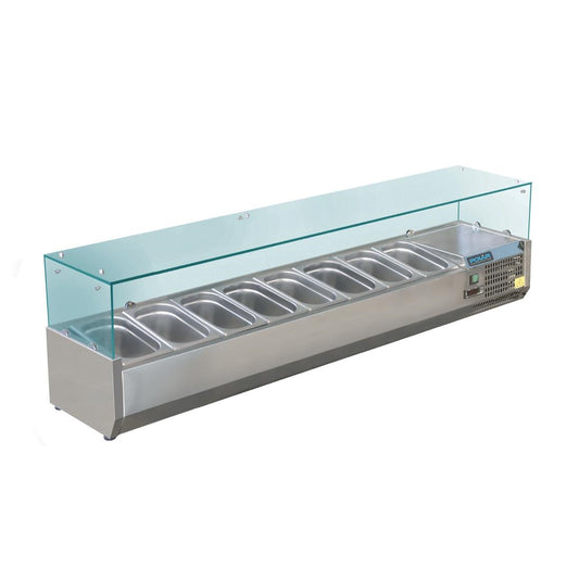 Polar G-Series Countertop Prep Fridge 8x 1/3GN • PAS-GD877-A