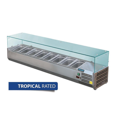 Polar G-Series Countertop Prep Fridge 8x 1/3GN • PAS-GD877-A