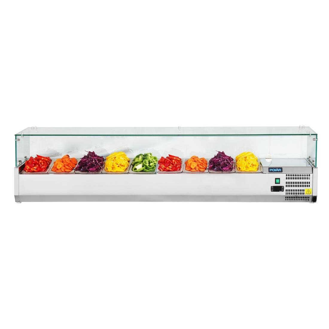 Polar G-Series Countertop Prep Fridge 9x 1/3GN • PAS-GD878-A